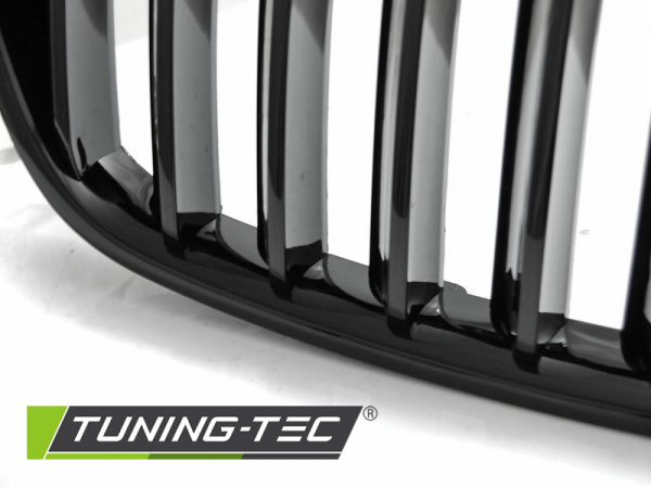Upgrade Sportgrill Nieren für BMW X3 E83 Facelift 06-10 Hochglanz schwarz